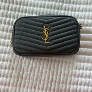 Saint Laurent Mini Lou Bag in Quilted Leather with Box and Dust Bag